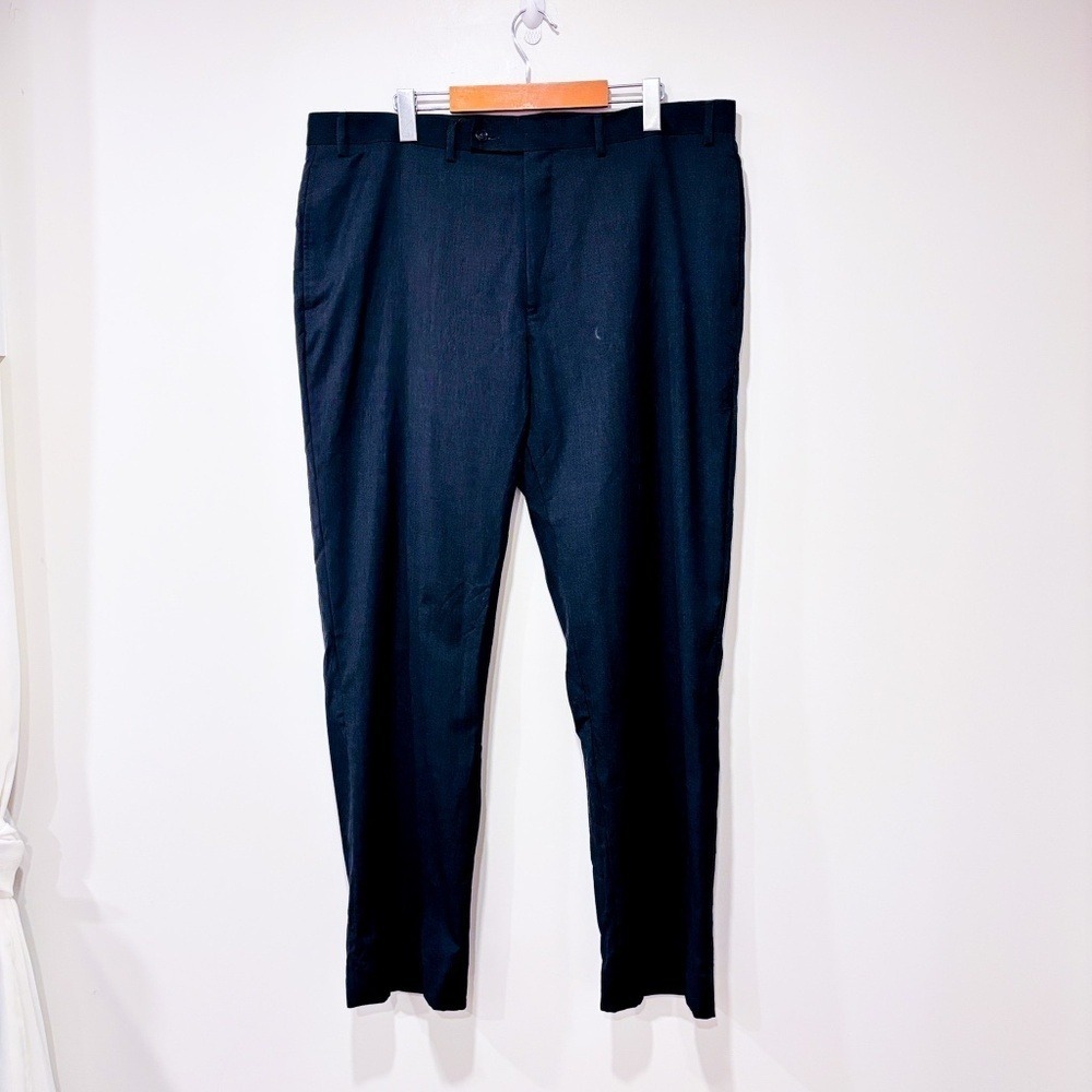 MICHAEL KORS Charcoal Wool Dress Pants Flat Front Classic Fit Size 41